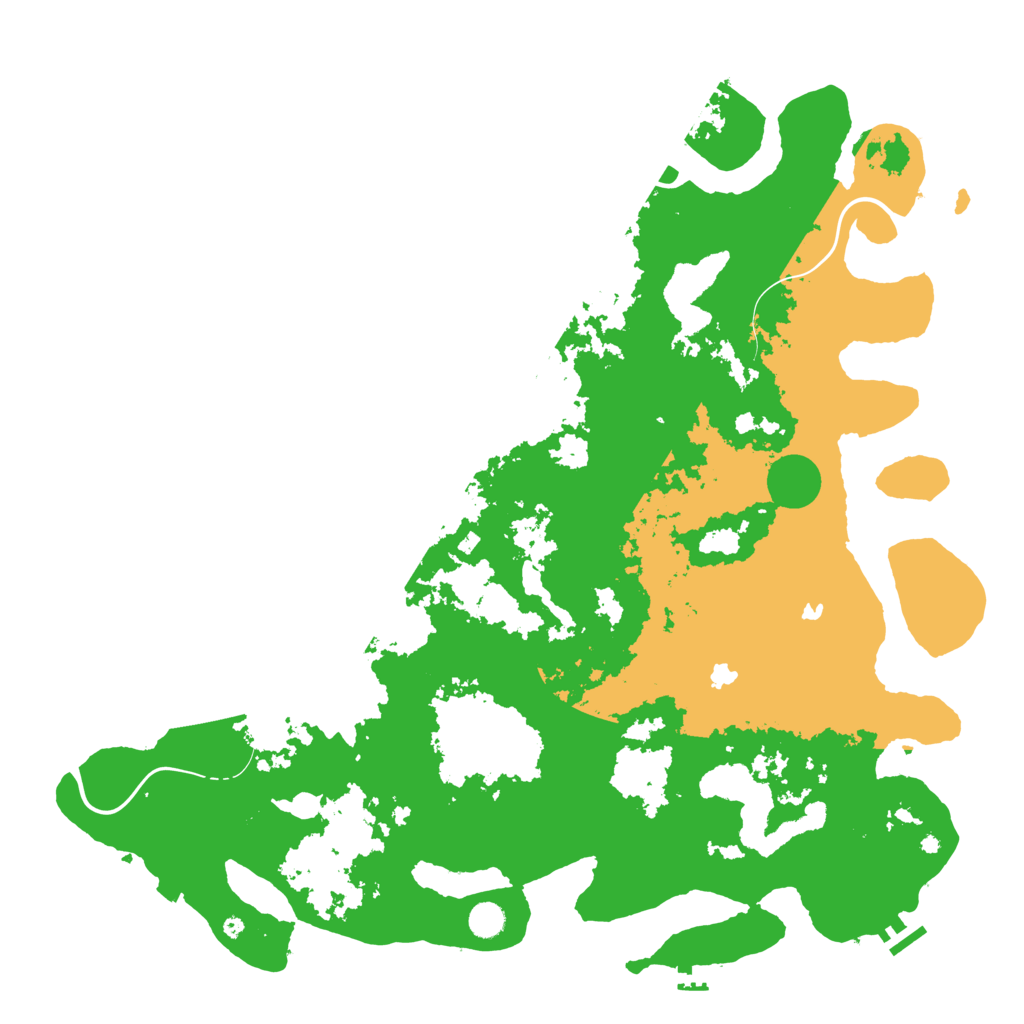 Biome Rust Map: Procedural Map, Size: 5000, Seed: 897465434