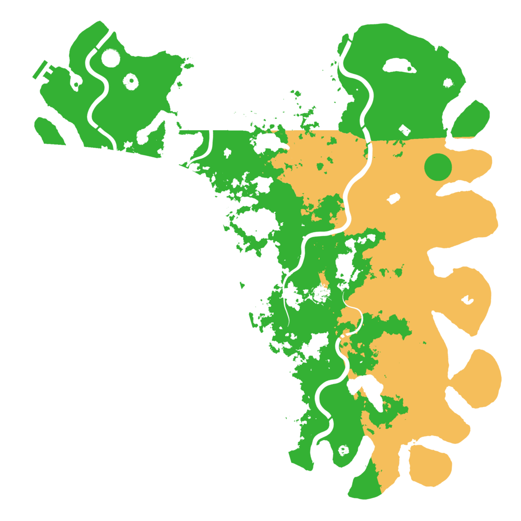 Biome Rust Map: Procedural Map, Size: 5000, Seed: 1890214181