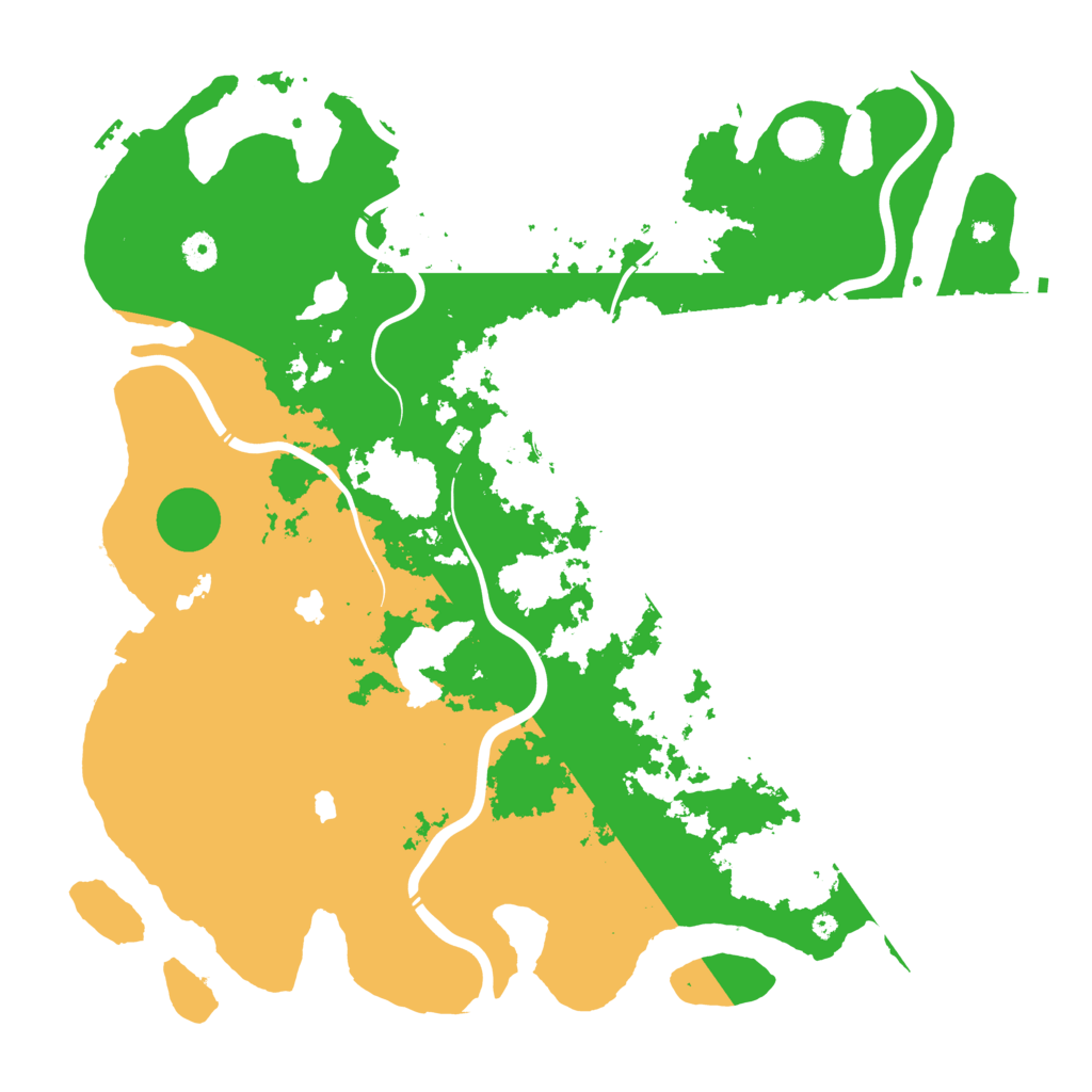 Biome Rust Map: Procedural Map, Size: 4500, Seed: 218232078