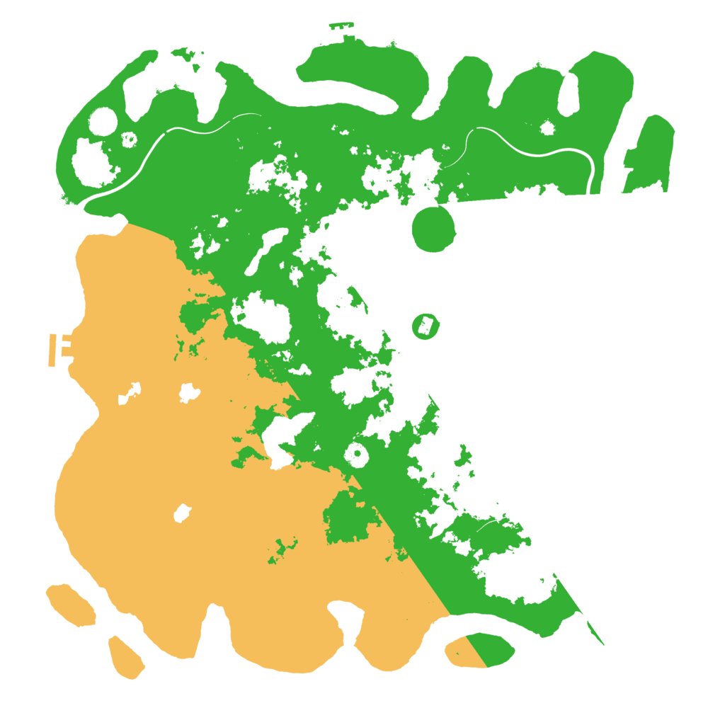 Biome Rust Map: Procedural Map, Size: 4500, Seed: 218232078