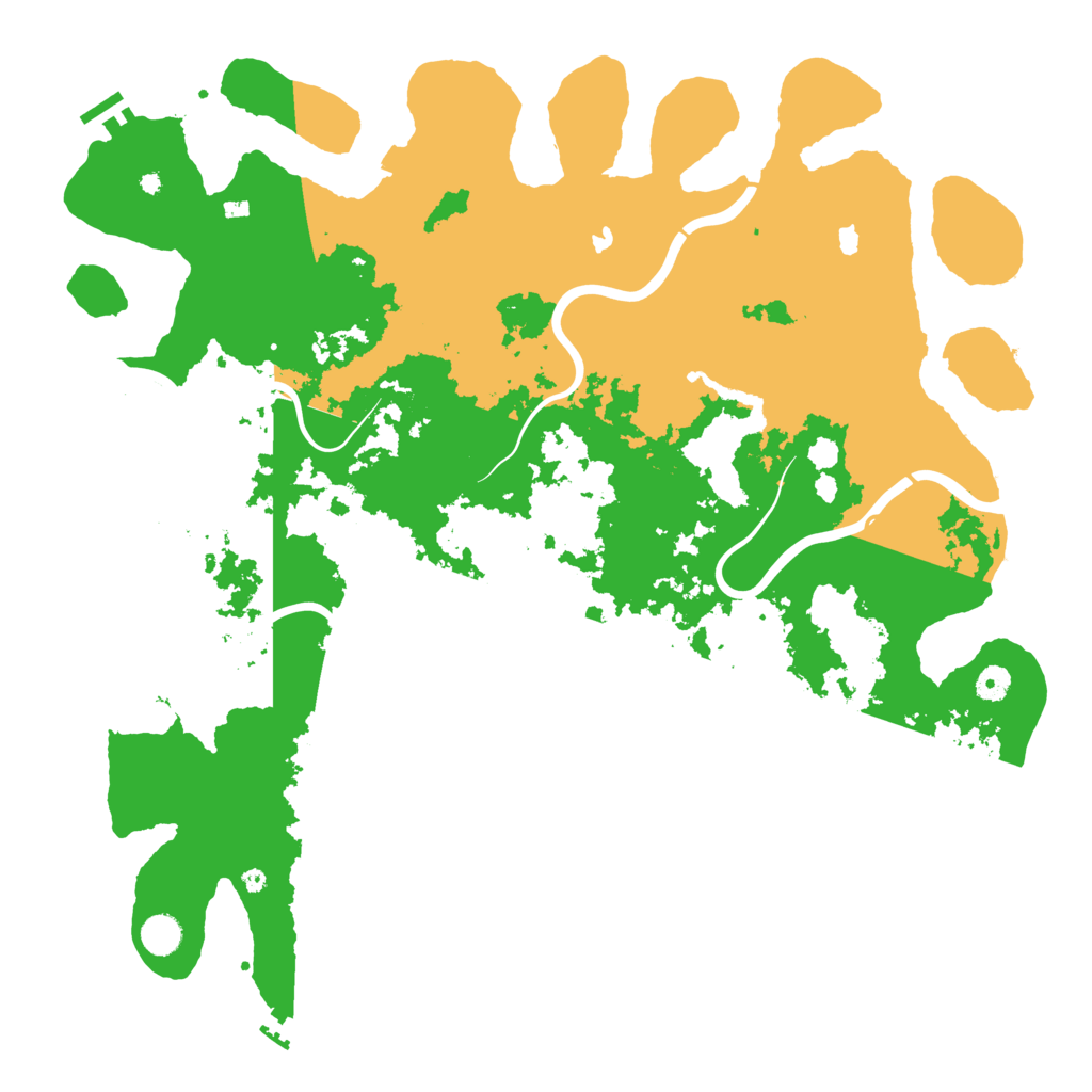 Biome Rust Map: Procedural Map, Size: 4700, Seed: 315686153