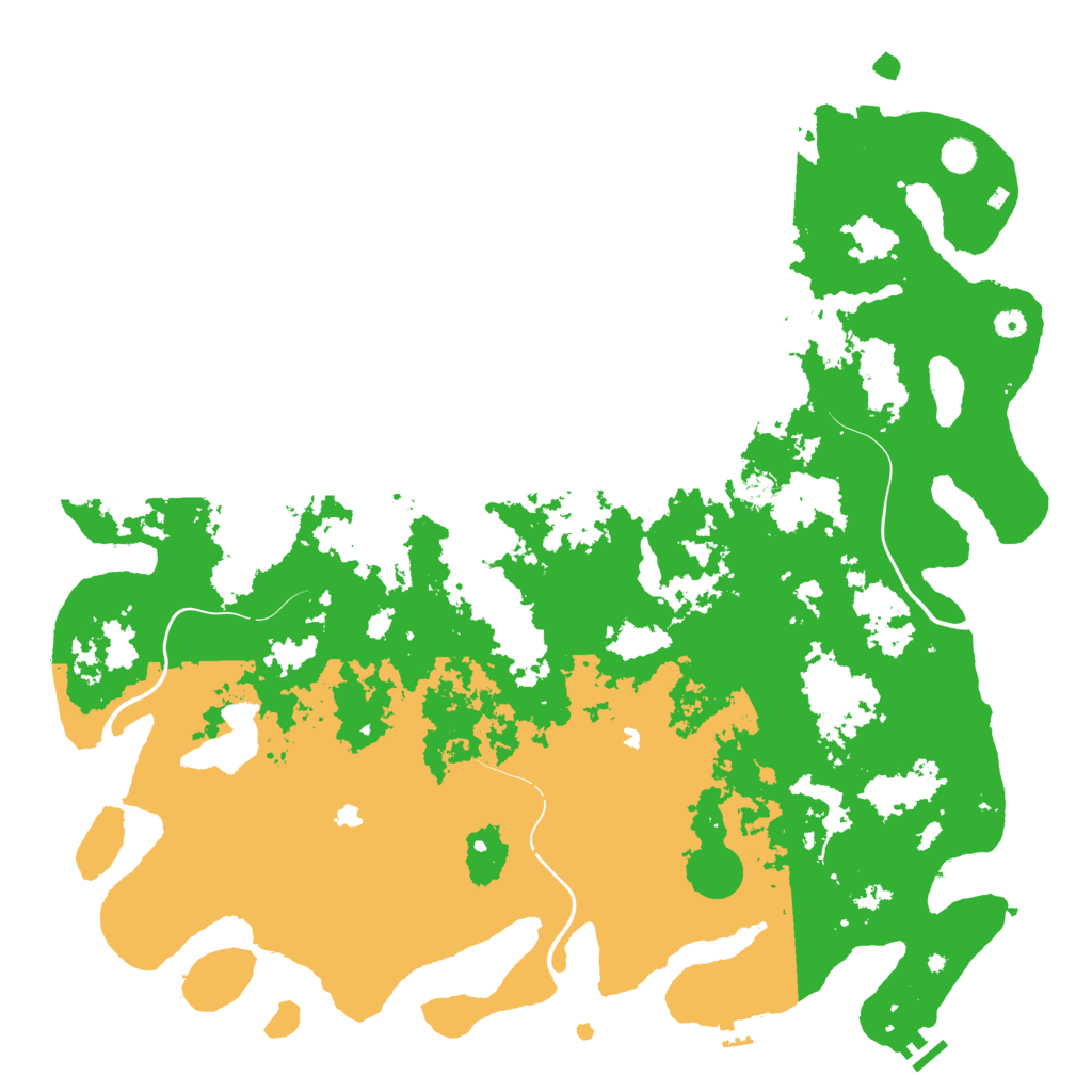 Biome Rust Map: Procedural Map, Size: 5400, Seed: 17762077