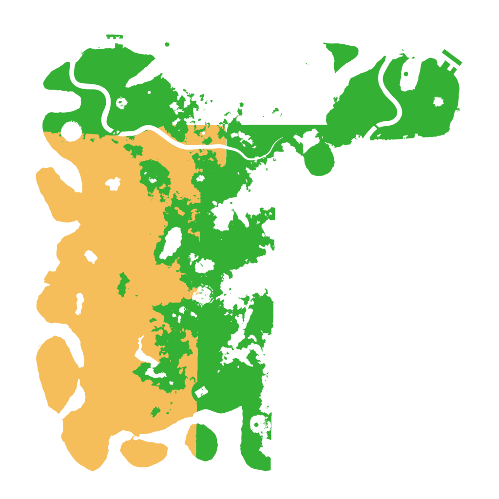 Biome Rust Map: Procedural Map, Size: 4500, Seed: 1609933004