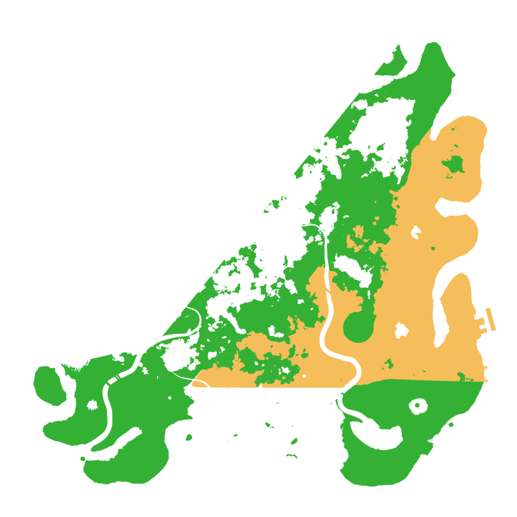 Biome Rust Map: Procedural Map, Size: 4500, Seed: 29172290