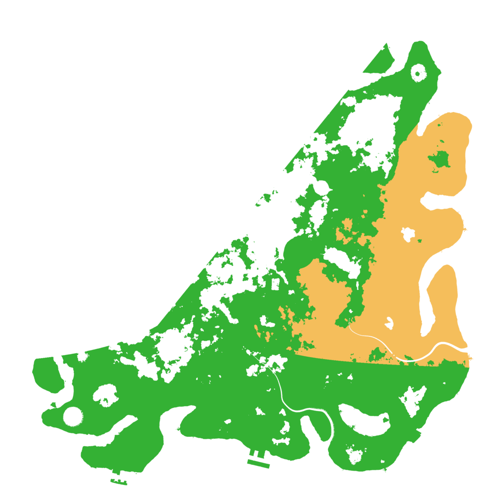 Biome Rust Map: Procedural Map, Size: 4500, Seed: 29172290