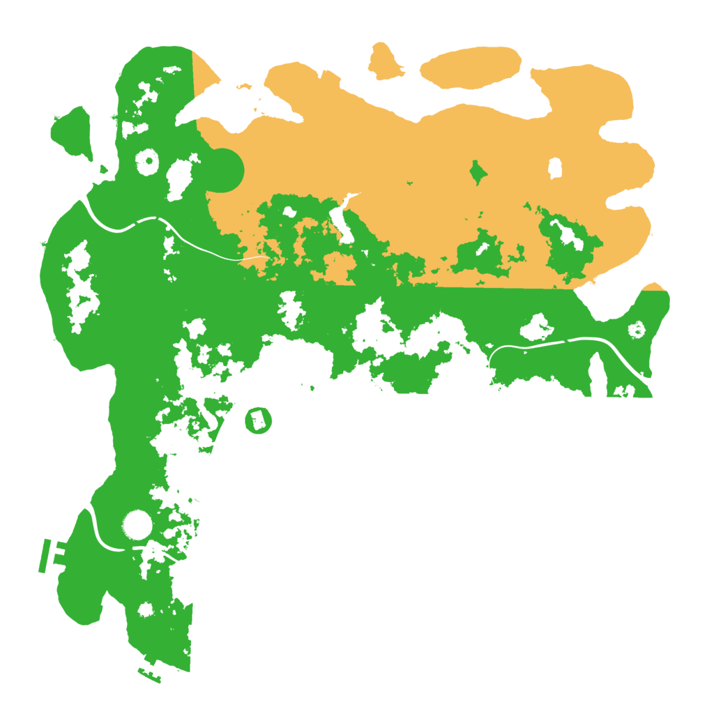 Biome Rust Map: Procedural Map, Size: 4250, Seed: 1884979114