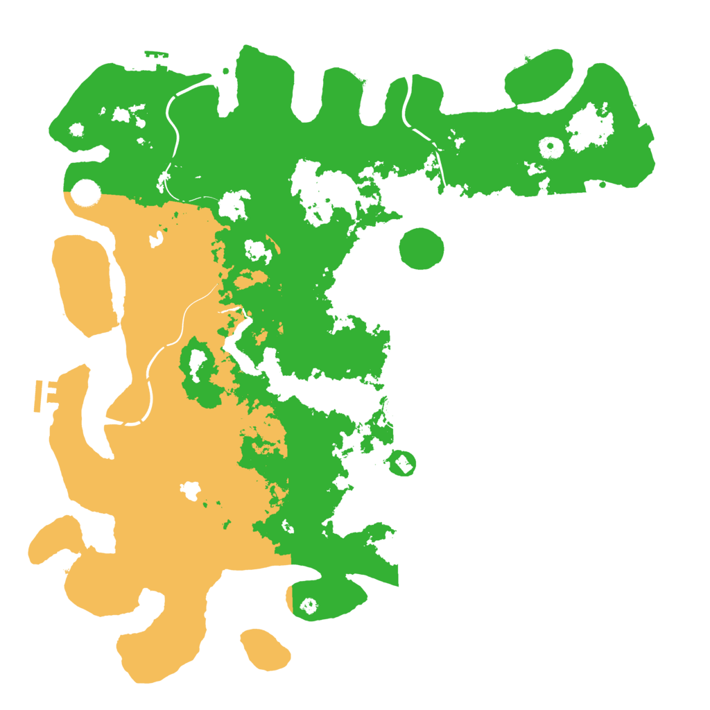 Biome Rust Map: Procedural Map, Size: 4500, Seed: 731383776