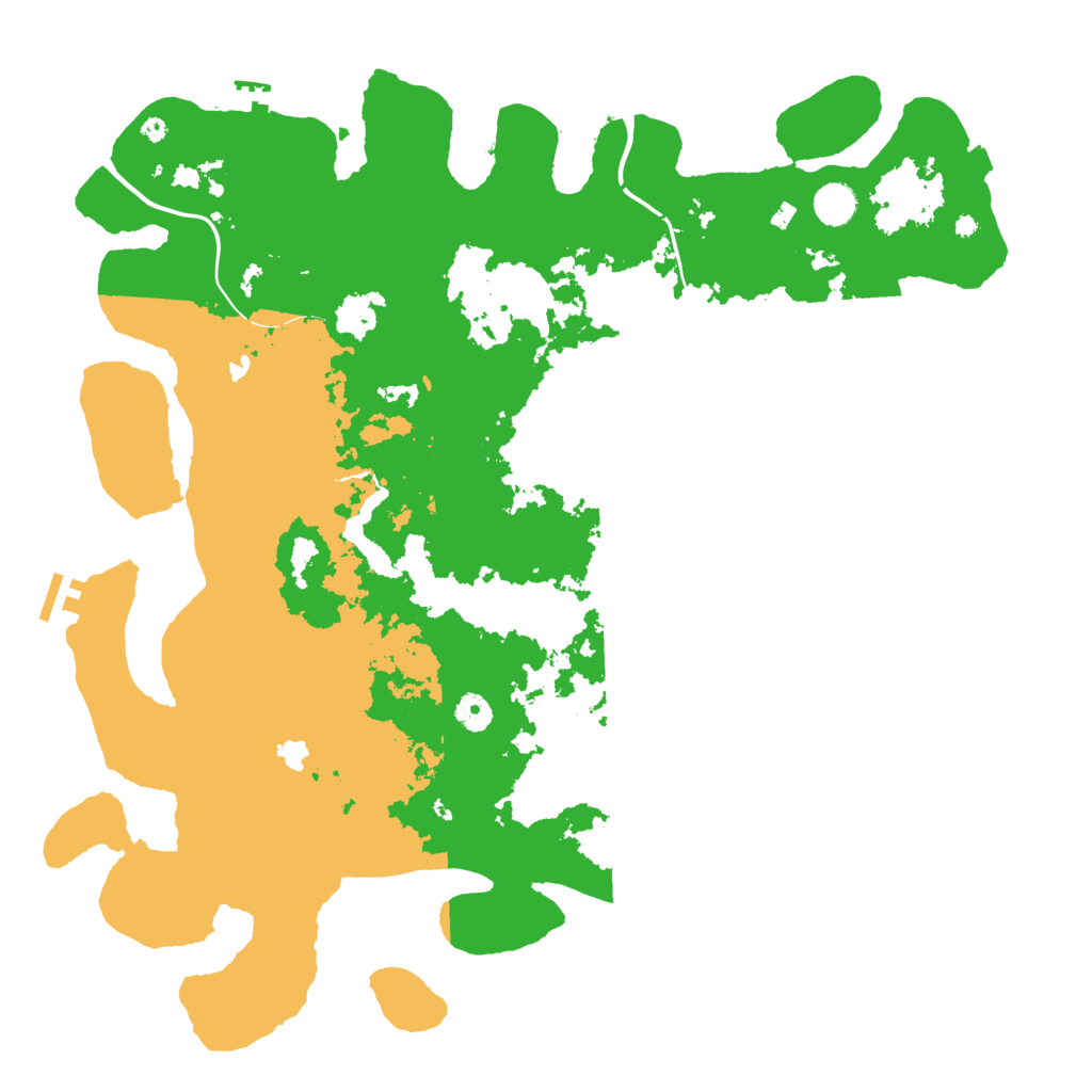 Biome Rust Map: Procedural Map, Size: 4500, Seed: 731383776