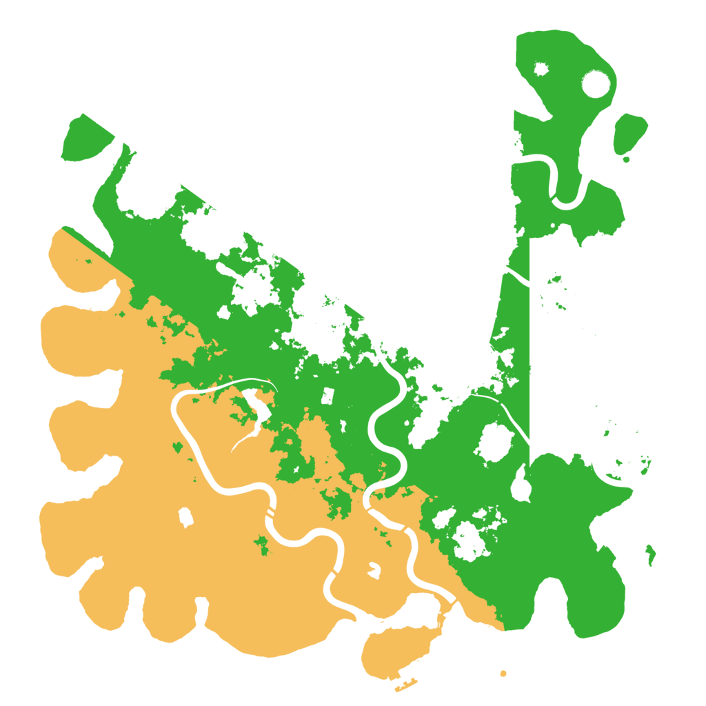 Biome Rust Map: Procedural Map, Size: 4500, Seed: 1576953190