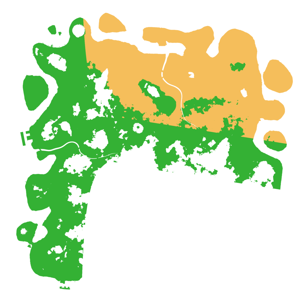 Biome Rust Map: Procedural Map, Size: 4500, Seed: 181490174