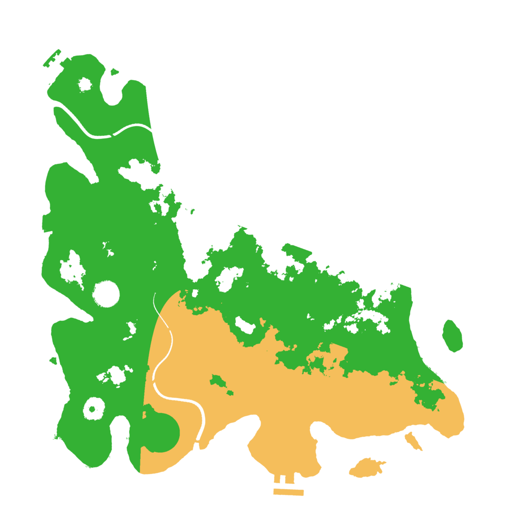 Biome Rust Map: Procedural Map, Size: 3500, Seed: 1588129172