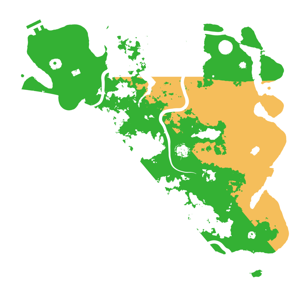 Biome Rust Map: Procedural Map, Size: 4000, Seed: 59999