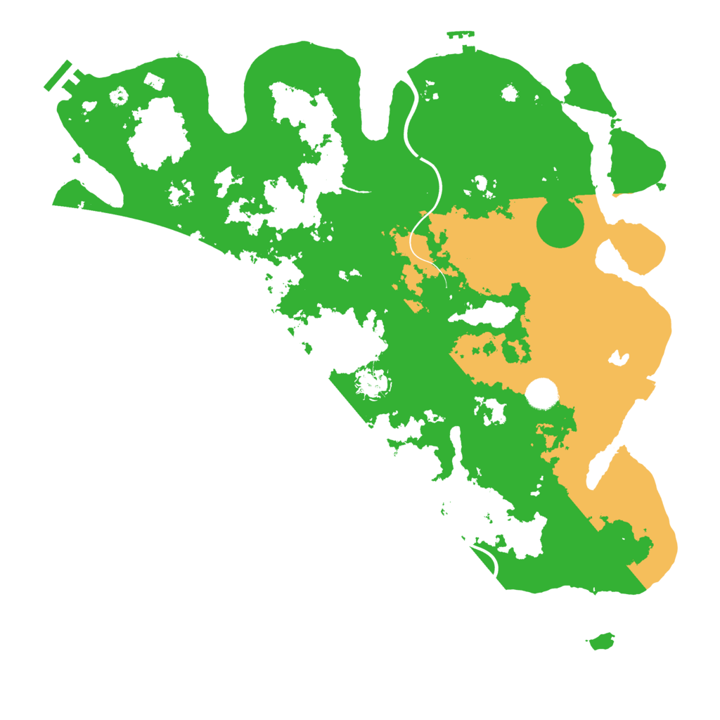 Biome Rust Map: Procedural Map, Size: 4000, Seed: 59999