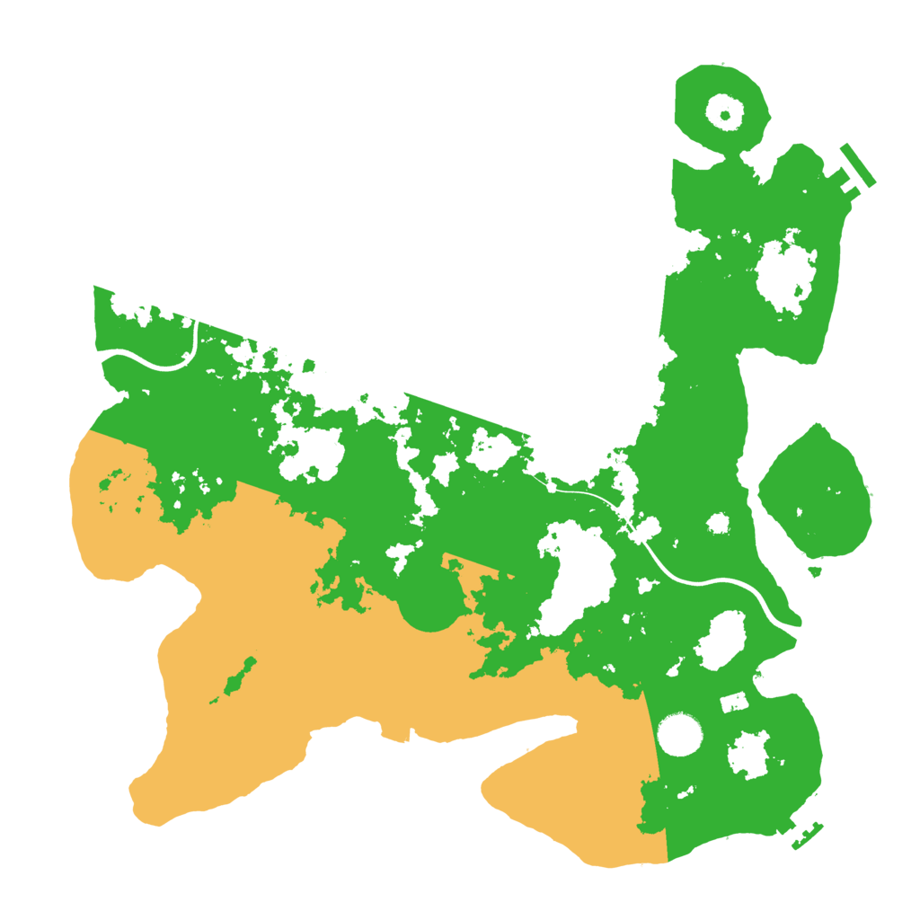 Biome Rust Map: Procedural Map, Size: 3750, Seed: 1086829512