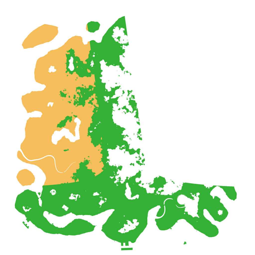 Biome Rust Map: Procedural Map, Size: 4500, Seed: 398171962