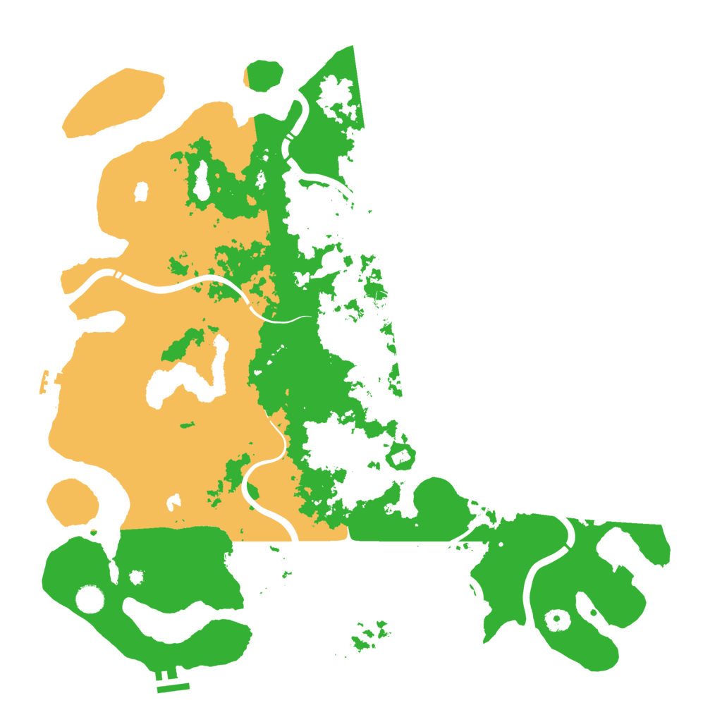 Biome Rust Map: Procedural Map, Size: 4500, Seed: 398171962
