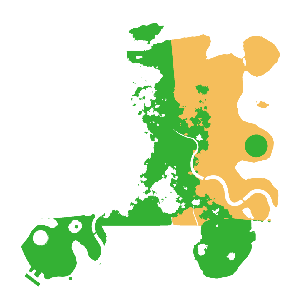 Biome Rust Map: Procedural Map, Size: 3500, Seed: 1845602739