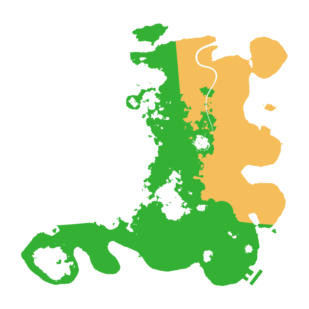 Biome Rust Map: Procedural Map, Size: 3500, Seed: 1845602739