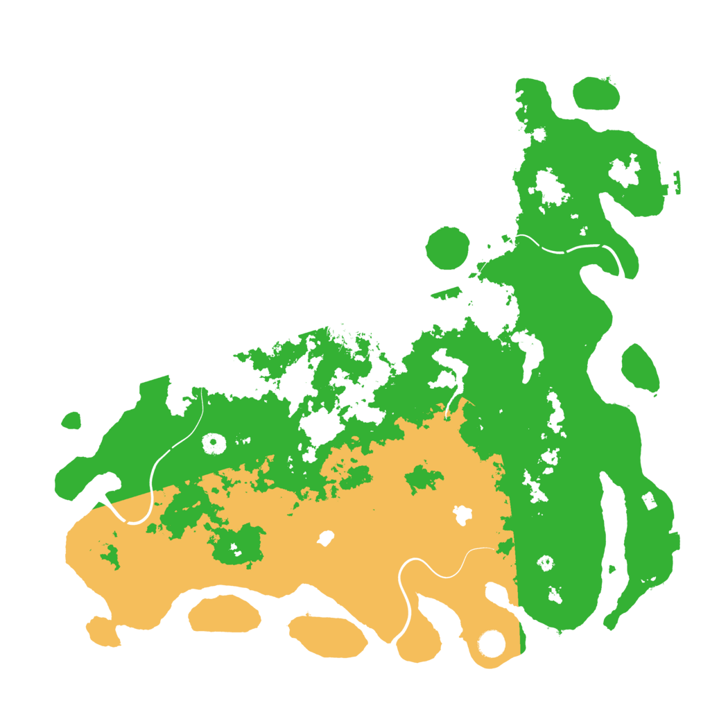 Biome Rust Map: Procedural Map, Size: 4600, Seed: 79982145