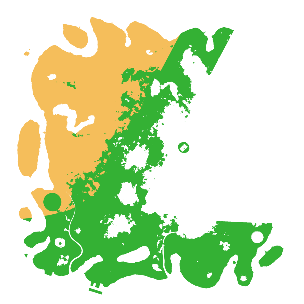 Biome Rust Map: Procedural Map, Size: 4500, Seed: 2006940502