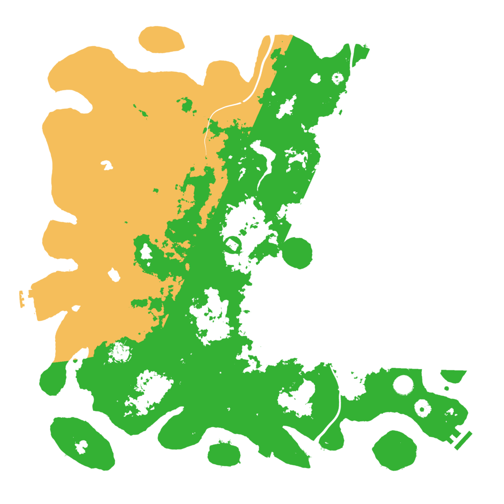Biome Rust Map: Procedural Map, Size: 4500, Seed: 55288747