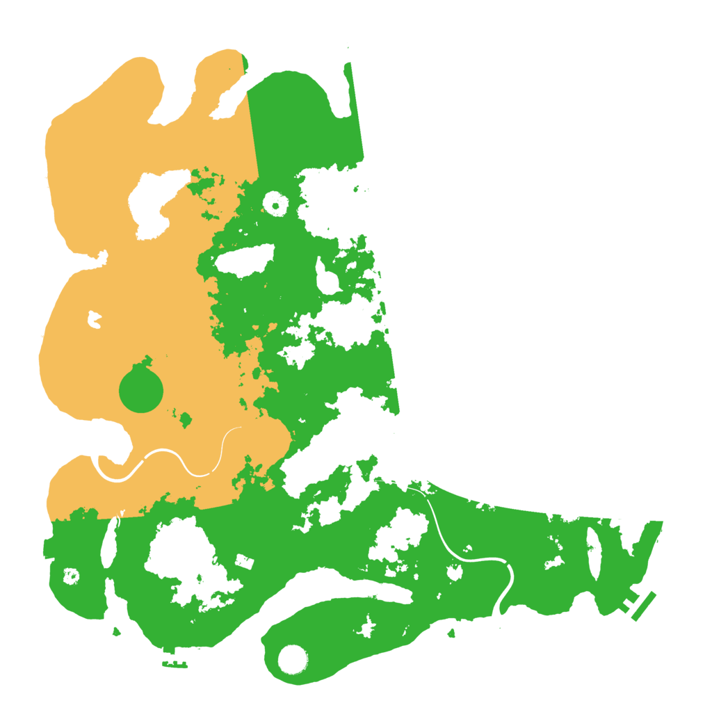 Biome Rust Map: Procedural Map, Size: 4250, Seed: 164531990