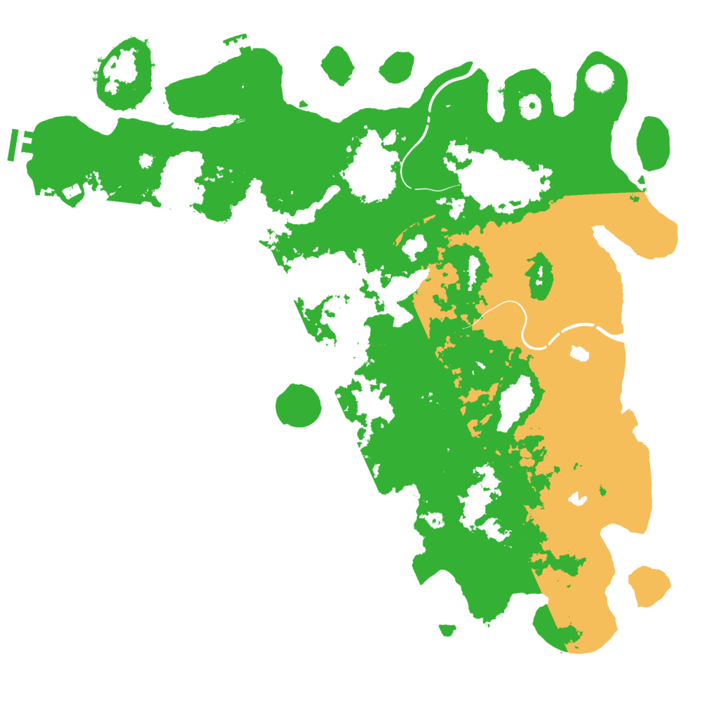 Biome Rust Map: Procedural Map, Size: 4500, Seed: 460663249