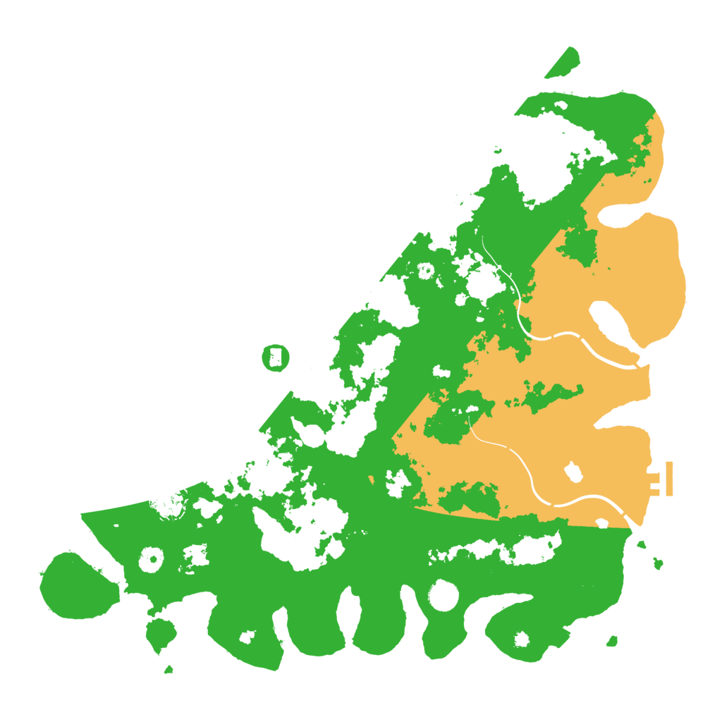 Biome Rust Map: Procedural Map, Size: 4250, Seed: 575649298