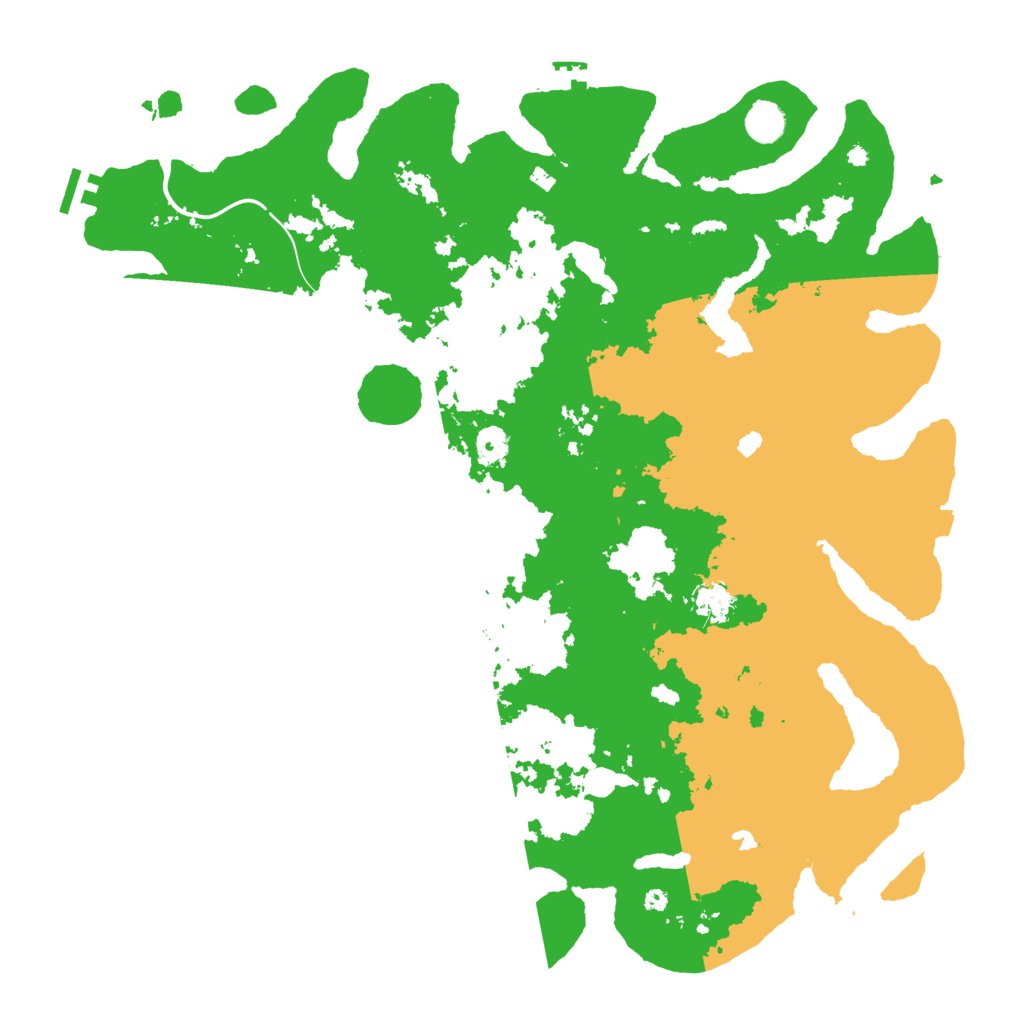 Biome Rust Map: Procedural Map, Size: 4500, Seed: 774162632