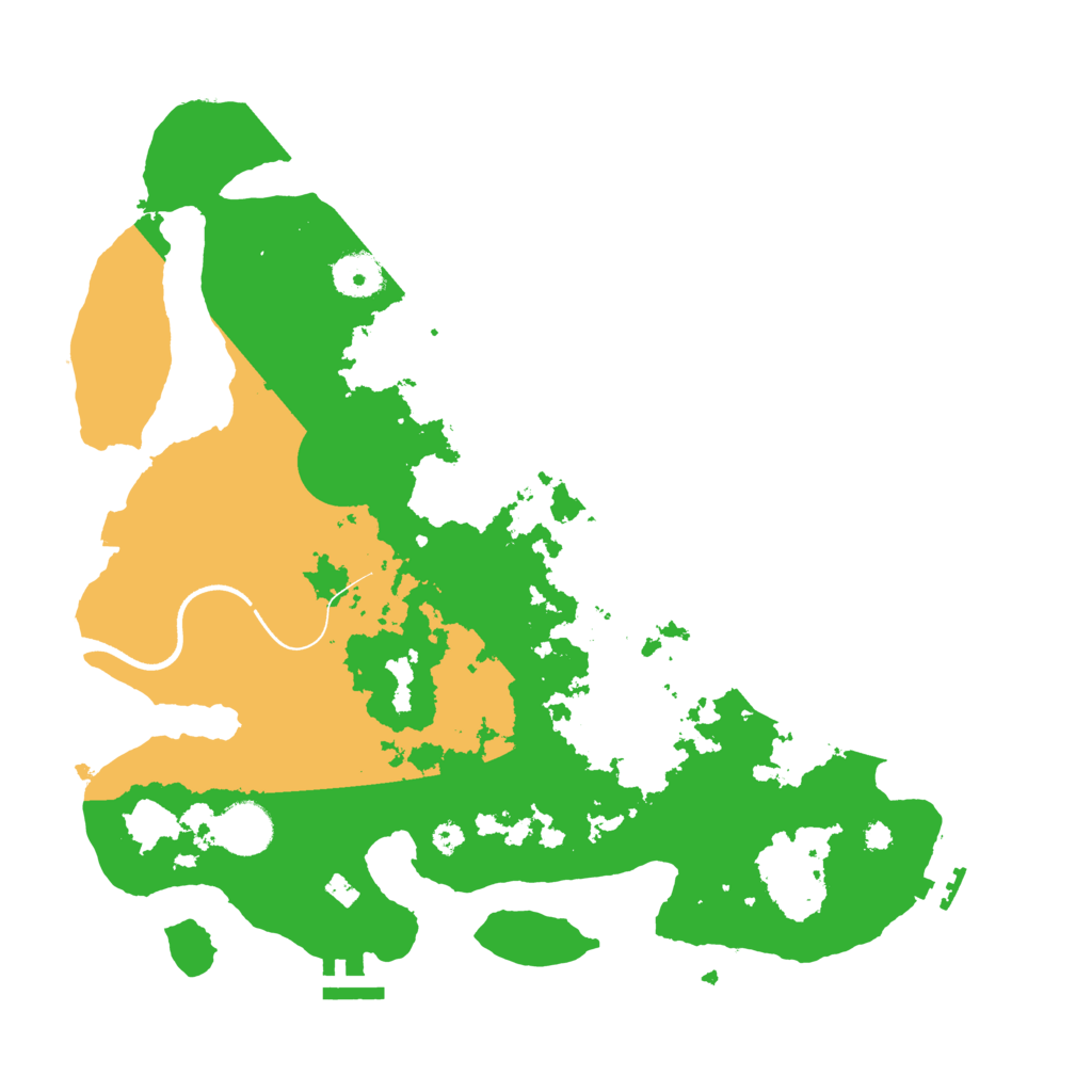 Biome Rust Map: Procedural Map, Size: 3579, Seed: 1234567890