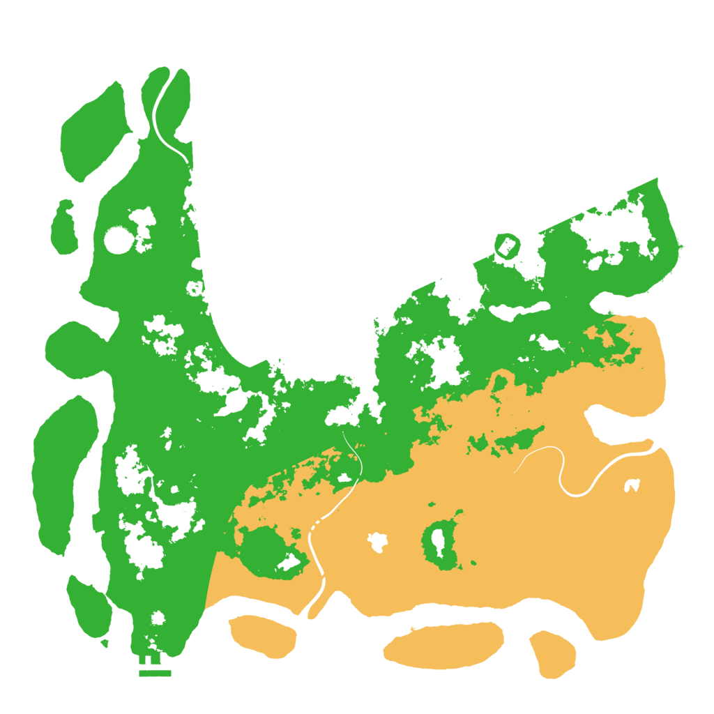 Biome Rust Map: Procedural Map, Size: 4500, Seed: 2014351779