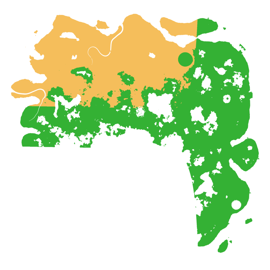 Biome Rust Map: Procedural Map, Size: 5000, Seed: 1997604596