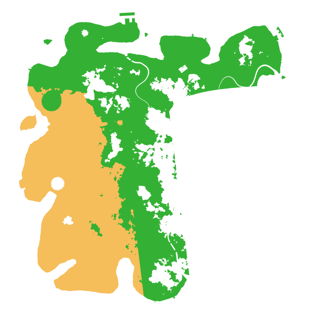 Biome Rust Map: Procedural Map, Size: 4250, Seed: 342728913