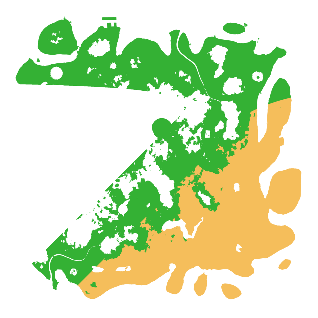 Biome Rust Map: Procedural Map, Size: 4500, Seed: 974080807