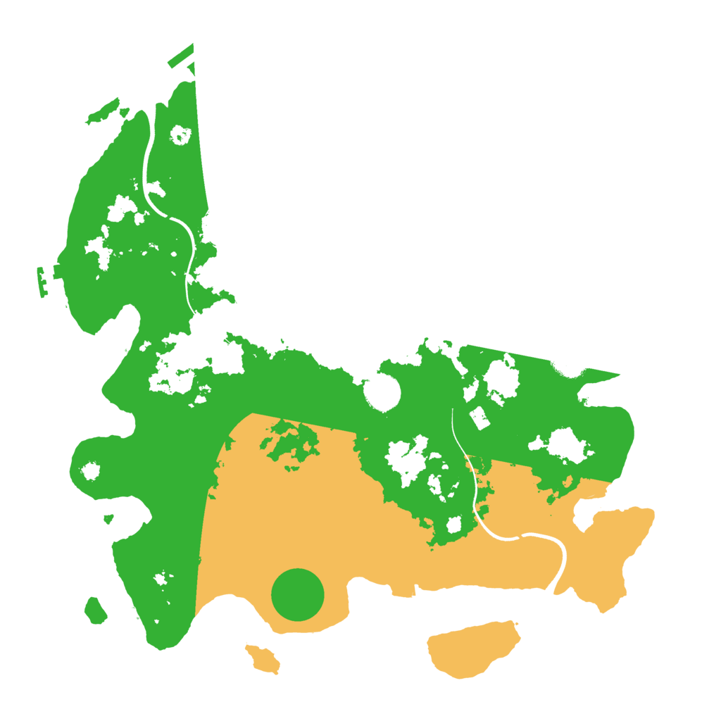 Biome Rust Map: Procedural Map, Size: 3600, Seed: 187861388