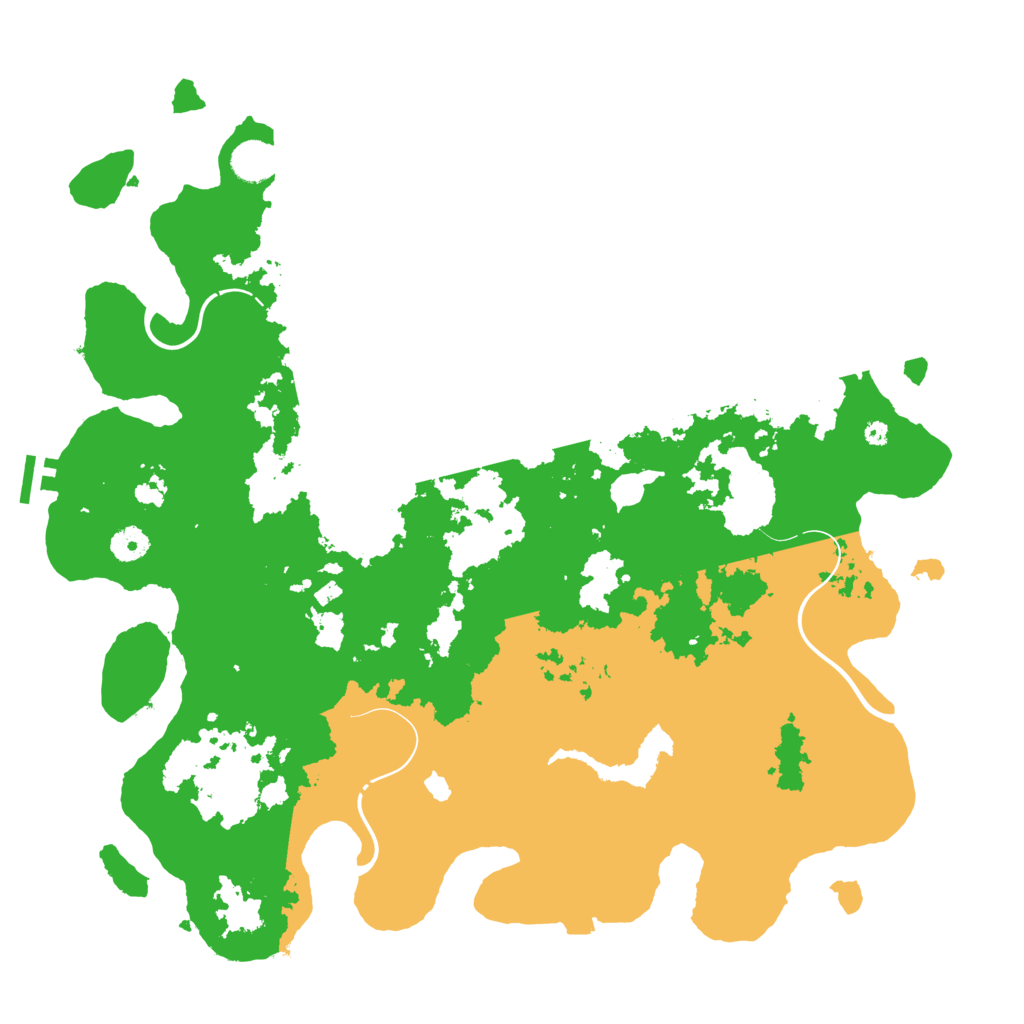 Biome Rust Map: Procedural Map, Size: 4263, Seed: 1