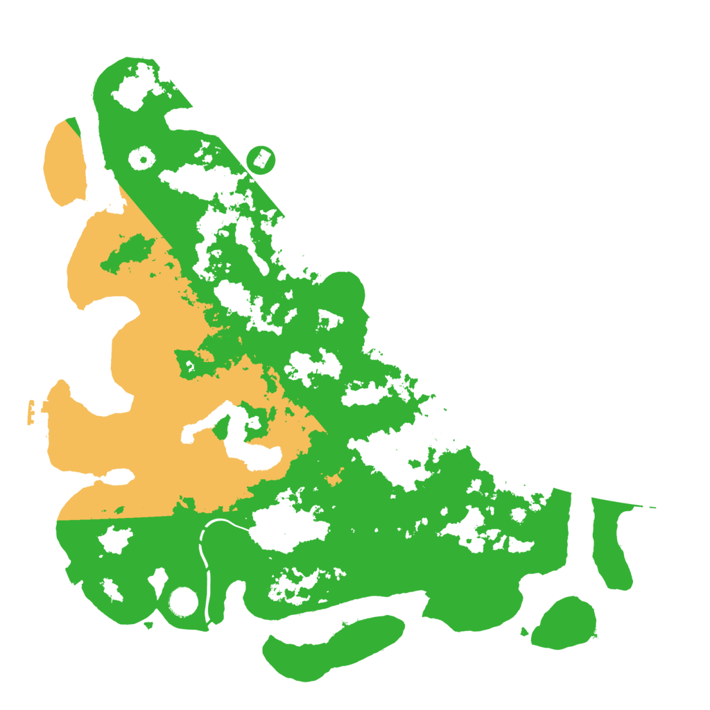 Biome Rust Map: Procedural Map, Size: 4300, Seed: 322412