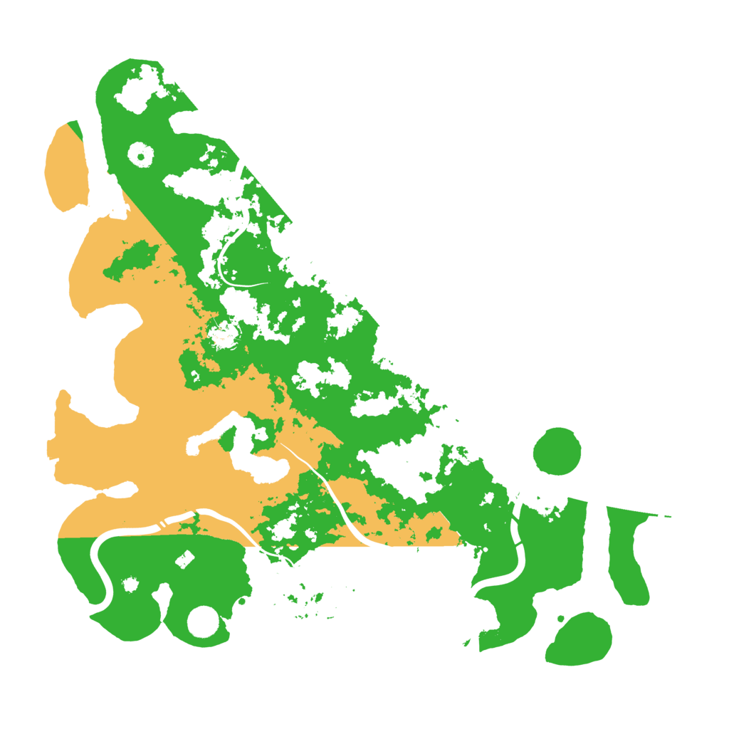 Biome Rust Map: Procedural Map, Size: 4300, Seed: 322412