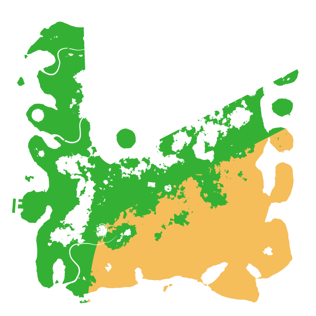 Biome Rust Map: Procedural Map, Size: 4500, Seed: 868977156