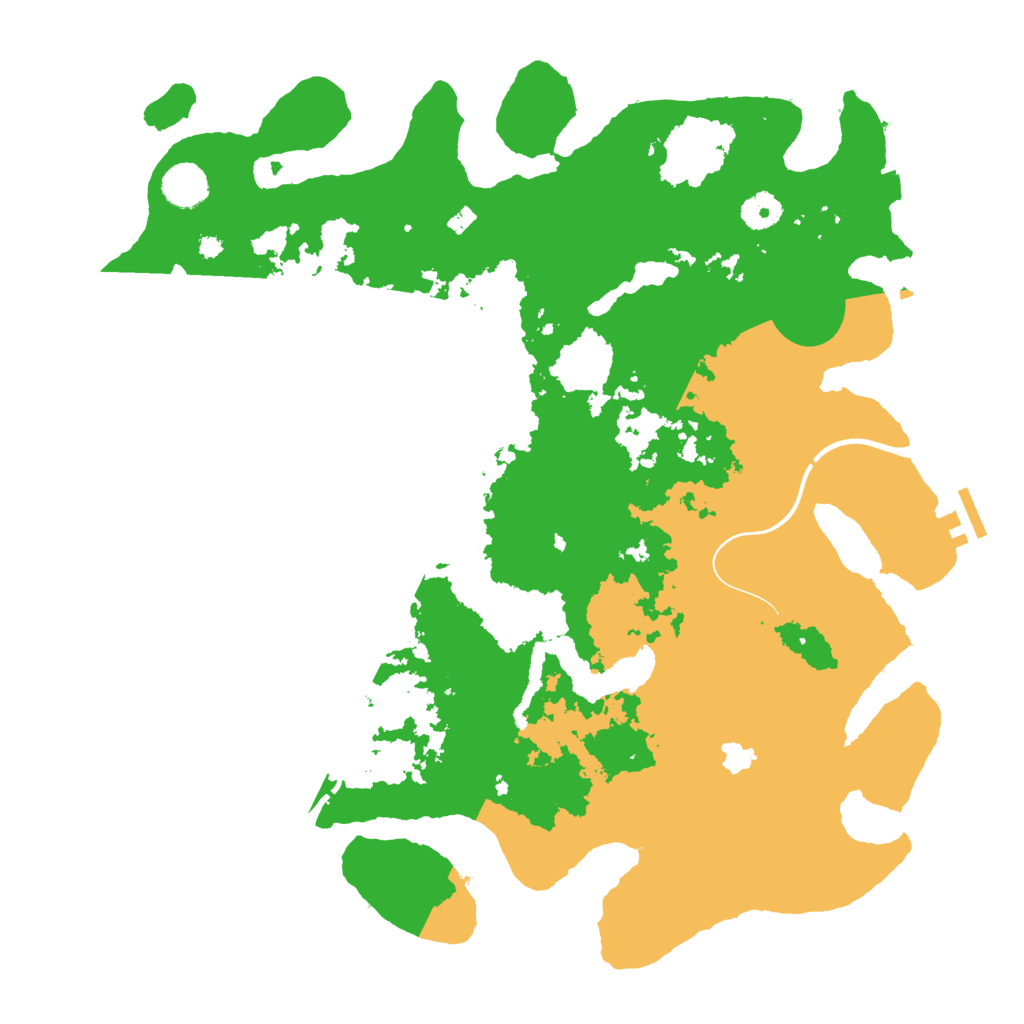 Biome Rust Map: Procedural Map, Size: 4000, Seed: 1542614347