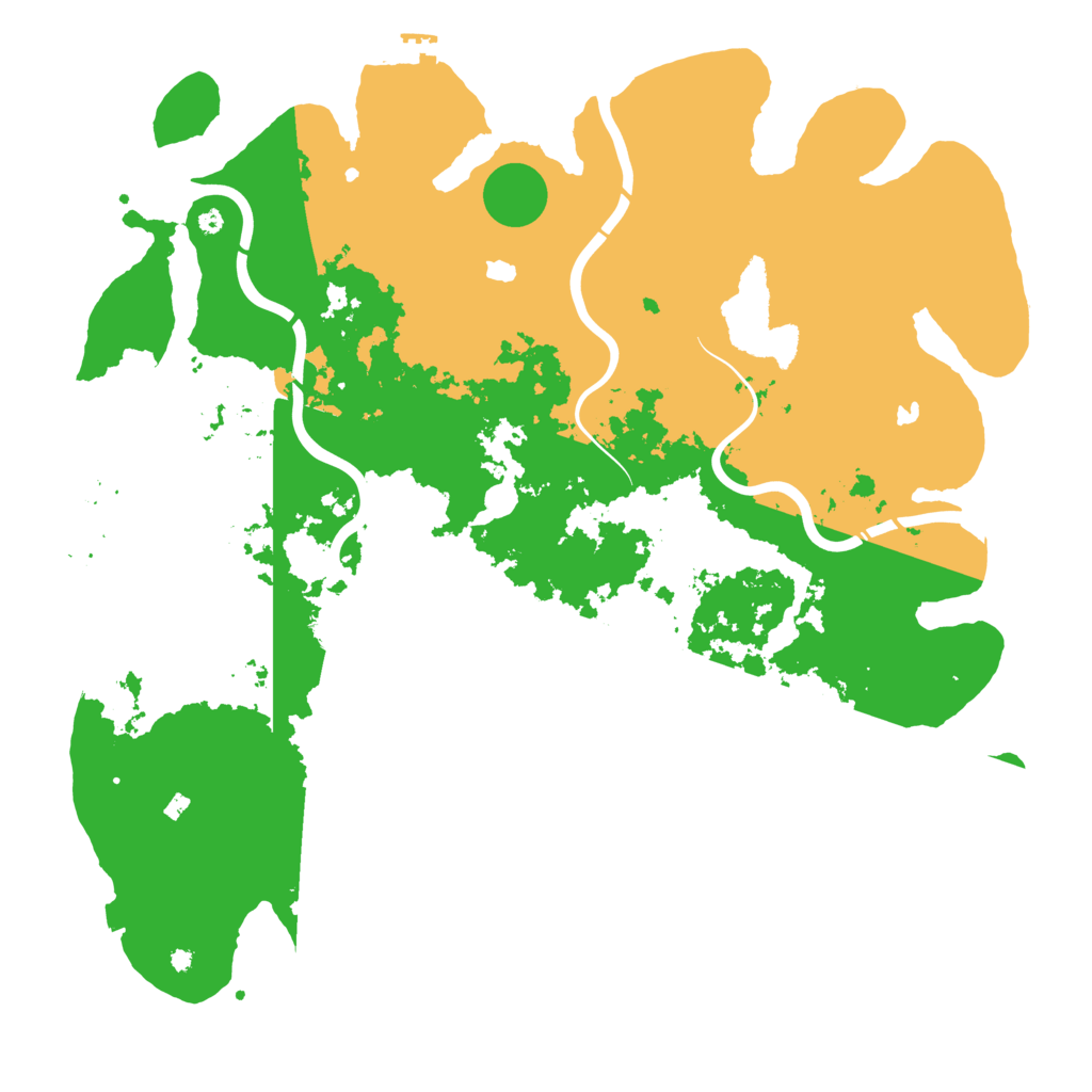 Biome Rust Map: Procedural Map, Size: 4500, Seed: 1676440527