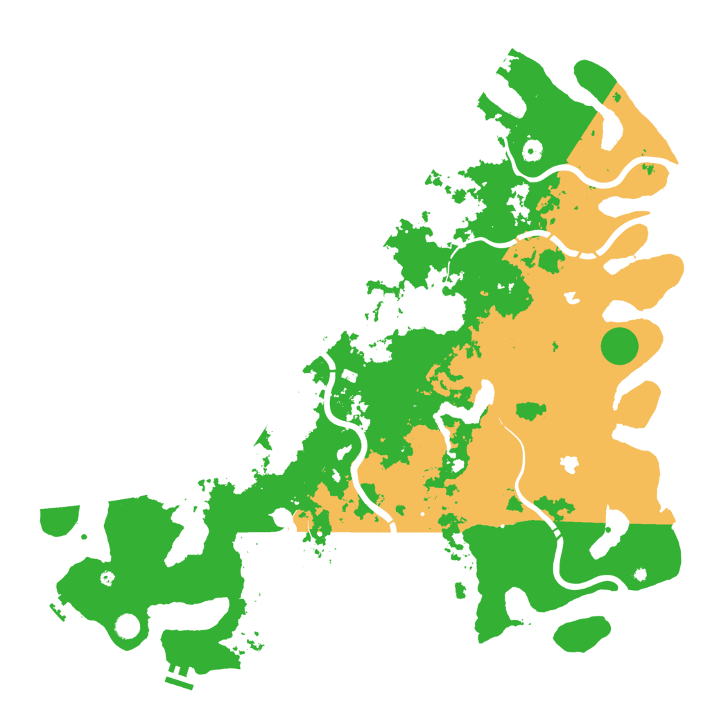 Biome Rust Map: Procedural Map, Size: 5000, Seed: 20061