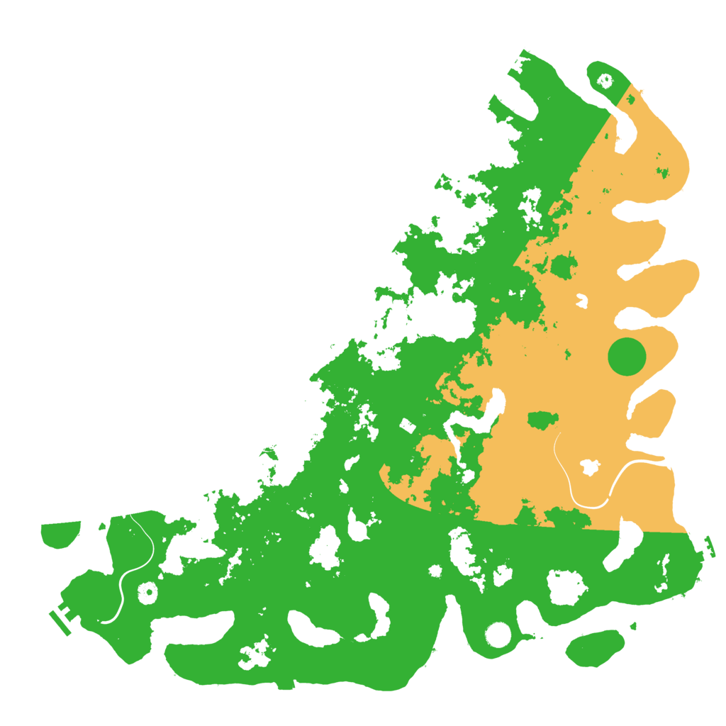 Biome Rust Map: Procedural Map, Size: 5000, Seed: 20061