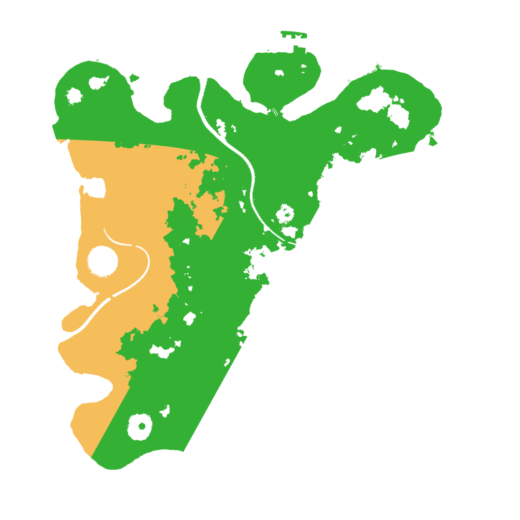 Biome Rust Map: Procedural Map, Size: 3000, Seed: 281401378