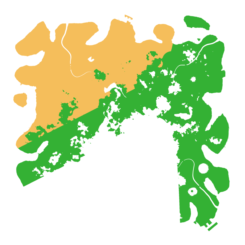 Biome Rust Map: Procedural Map, Size: 4250, Seed: 458107447