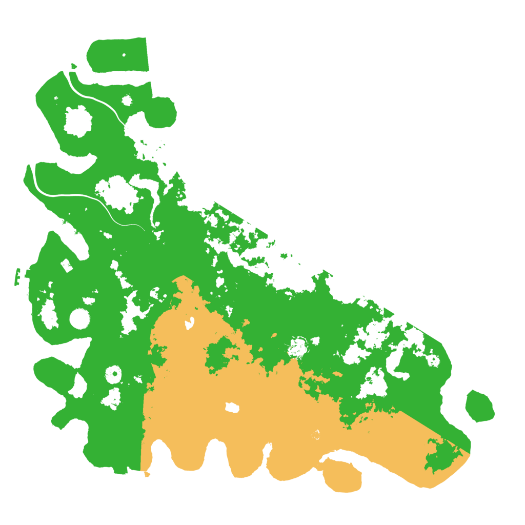 Biome Rust Map: Procedural Map, Size: 4500, Seed: 328253592