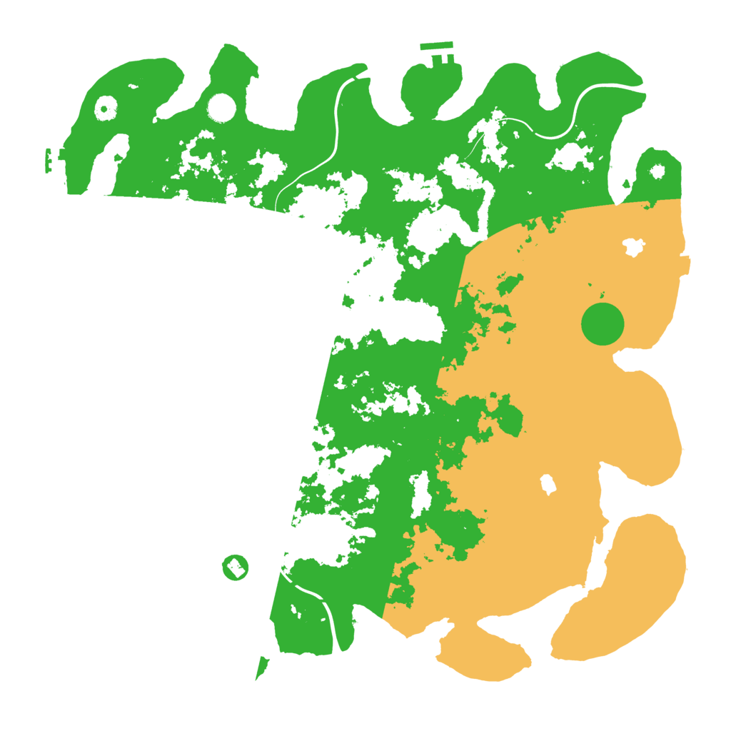 Biome Rust Map: Procedural Map, Size: 4500, Seed: 7600301