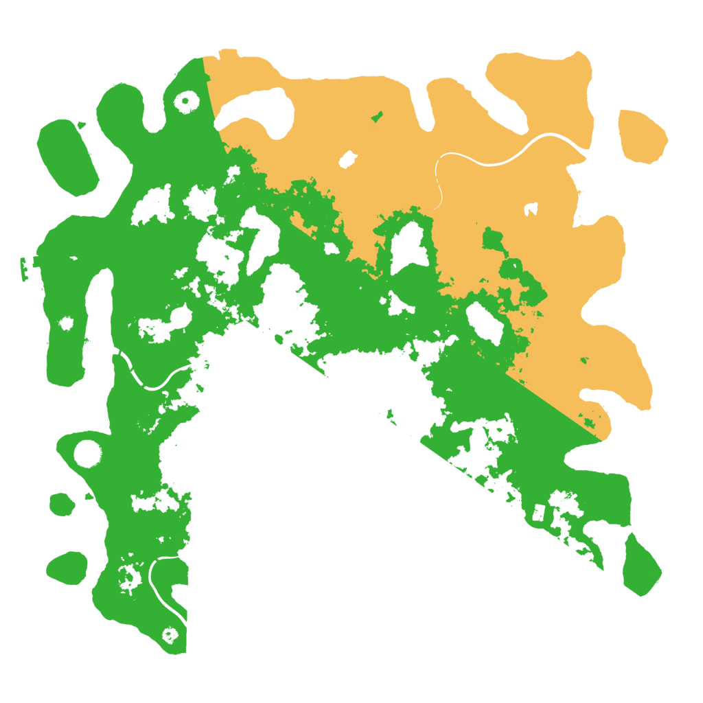 Biome Rust Map: Procedural Map, Size: 4500, Seed: 1998884638