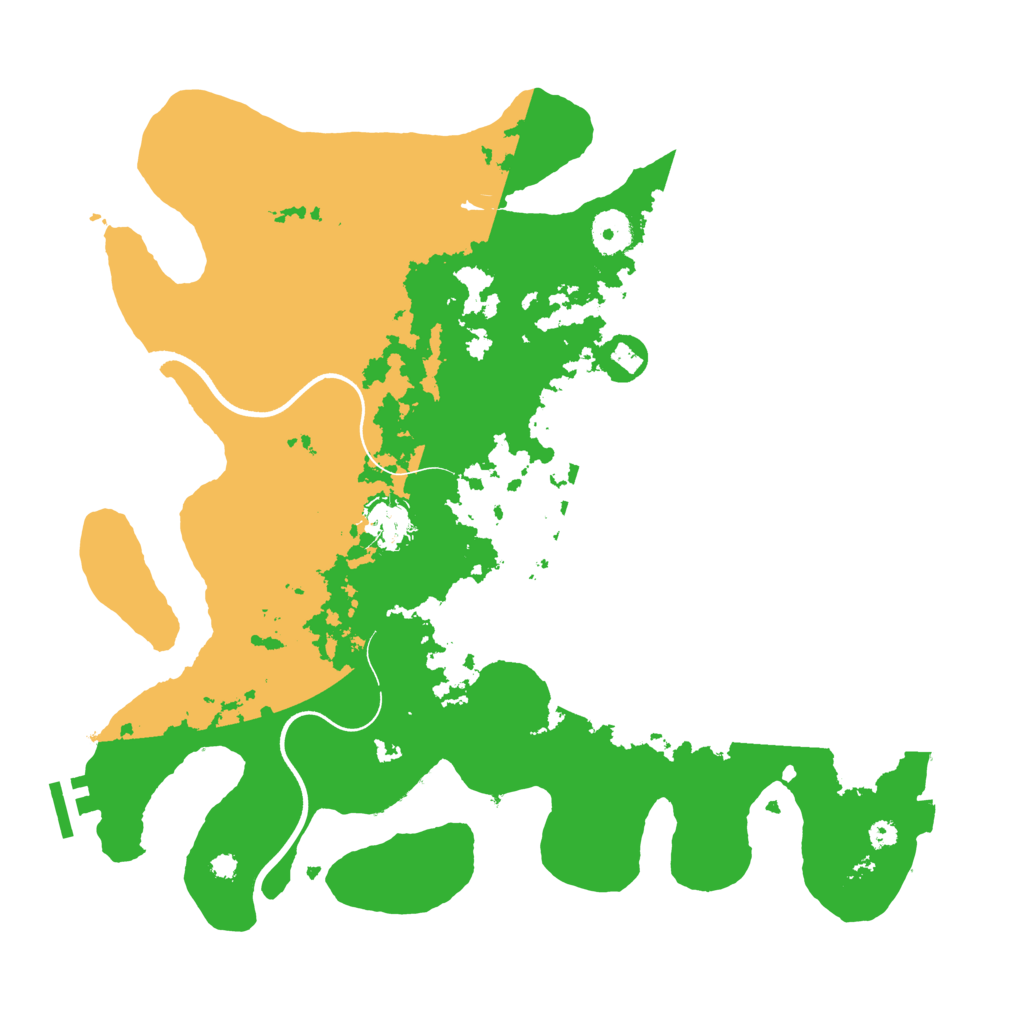 Biome Rust Map: Procedural Map, Size: 3650, Seed: 62377743