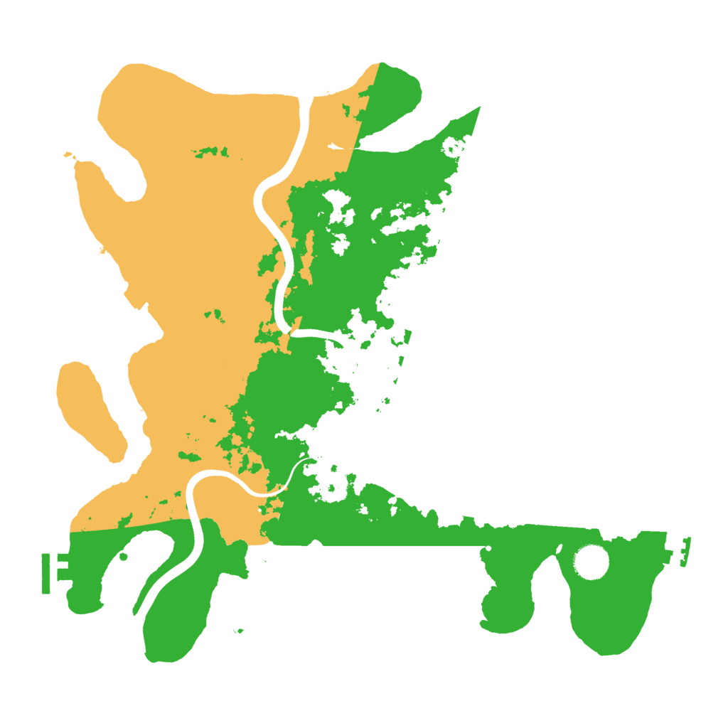 Biome Rust Map: Procedural Map, Size: 3650, Seed: 62377743